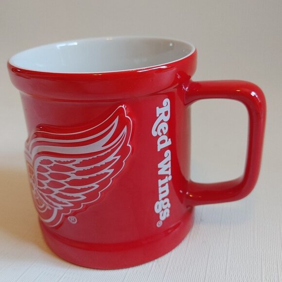 ATTRACTIVE BRIGHT Detroit Red Wings NHL Official Mug Coffee Tea Hocket - Picture 2 of 7